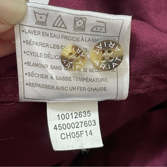 Ariat Solid Twill Classic Fit Long Sleeve Button Down Shirt Size XL - Picture 8 of 8